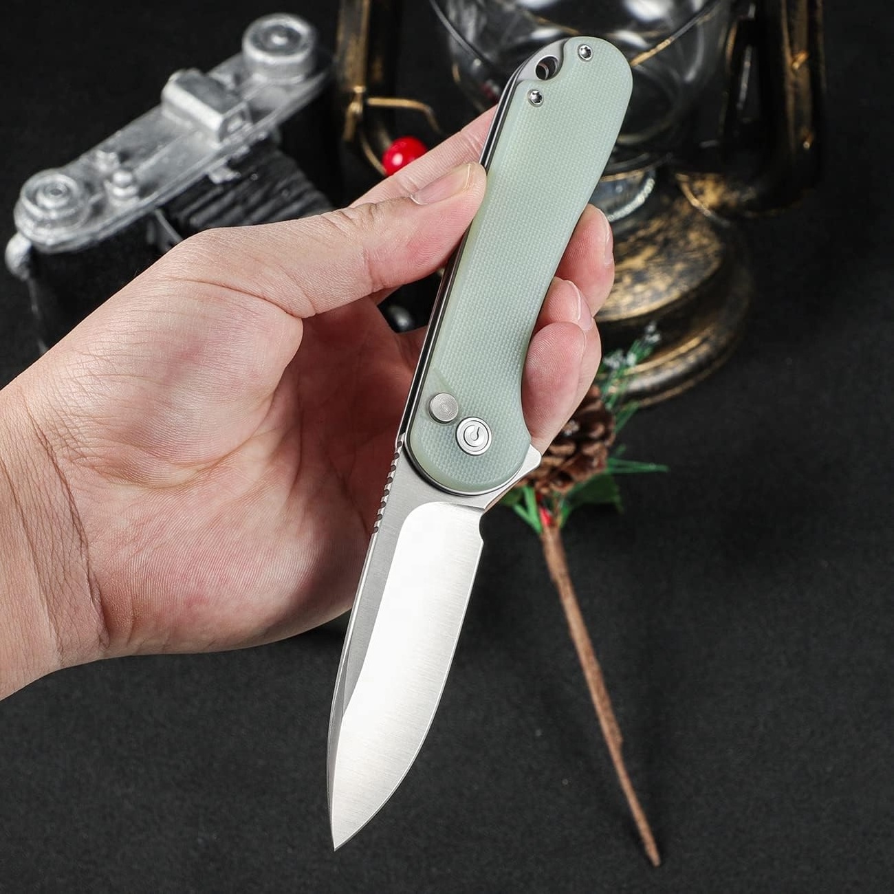 Folding Knife m390 steel G10 Handle Outdoor Camp Edc Camping Survival Tactical Folding Pocket Hunting Knife