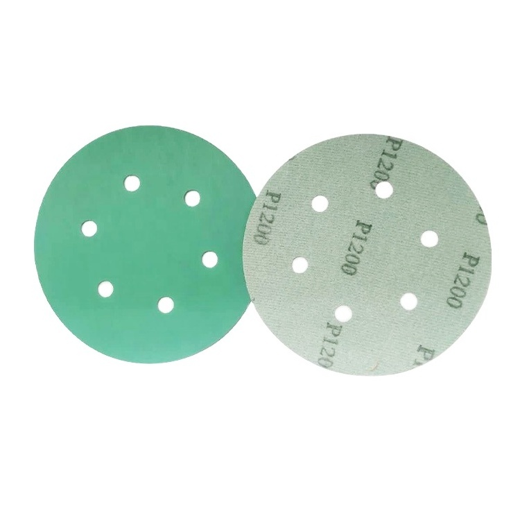 6inch sandpaper hpe disc 150mm abrasive hpe disque green sanding paper hpe discos sanding disc usd for festool sander