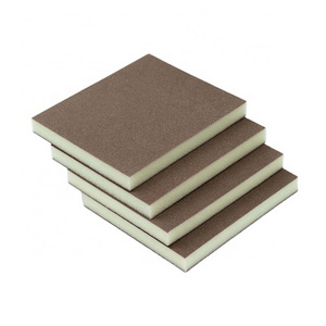 Surface Waterproof Abrasive Sanding Sponge Foam Blocks Double Sided Pads