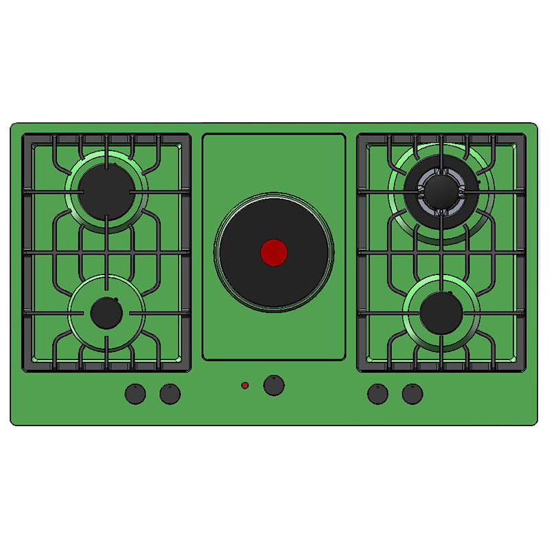 kitchen stoves low pressure 5 burner cooktop gas cooker 5 burner gas hob for cooking