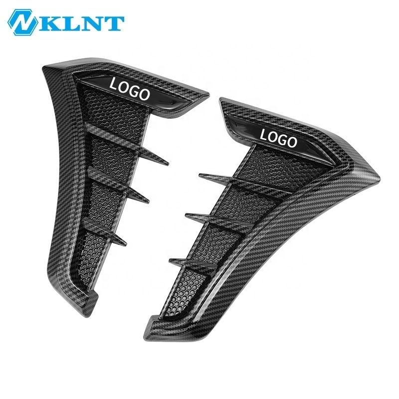 Factory Custom Logo Car Sticker ABS Side Air Vent Fender Cover Hole Intake Flow Grille Decoration Body Door Sticker