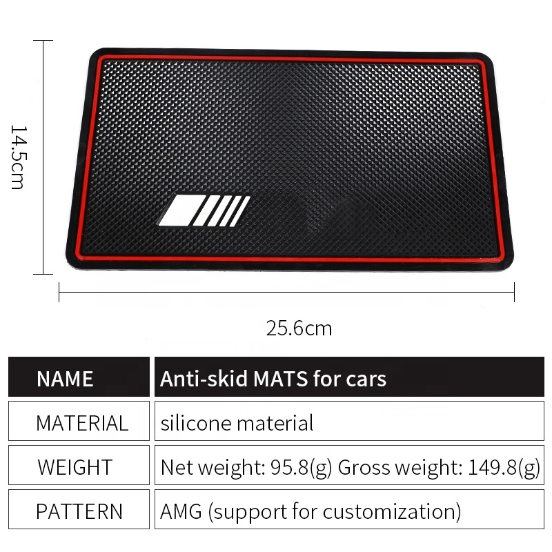 Wholesales Brand Car Grip Pad Non Slip Pad Sticky Mat Anti Slide Dash Cell Phone Holder Custom Dashboard Anti-slip Pad