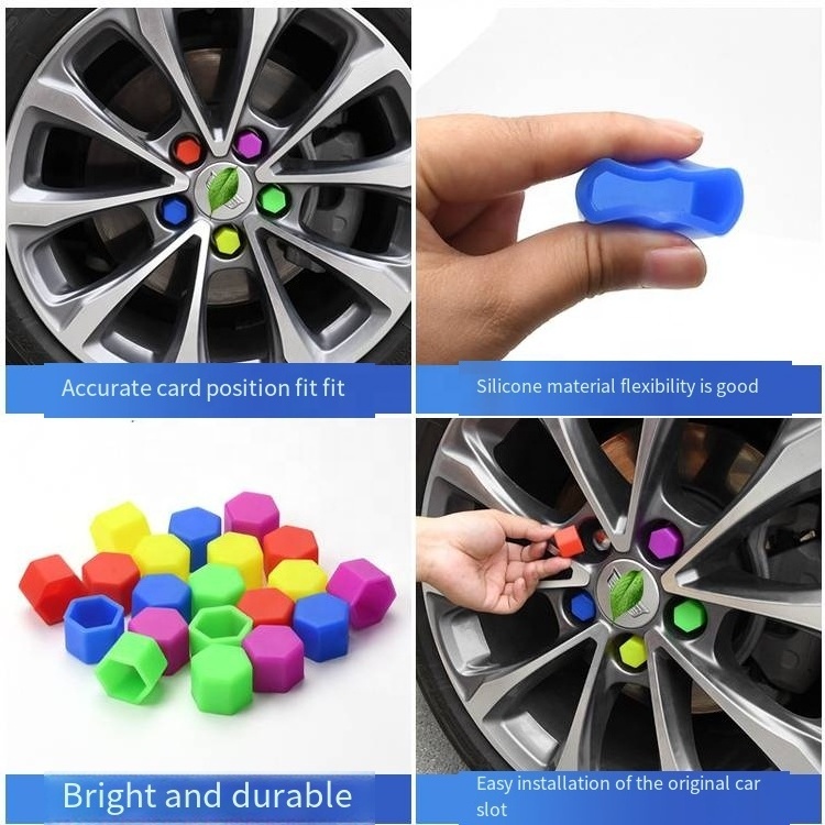 New Car Wheel Hubs with Dust Protective Tyre Valve Lug Nut Covers and Tyre Cap Car hub caps