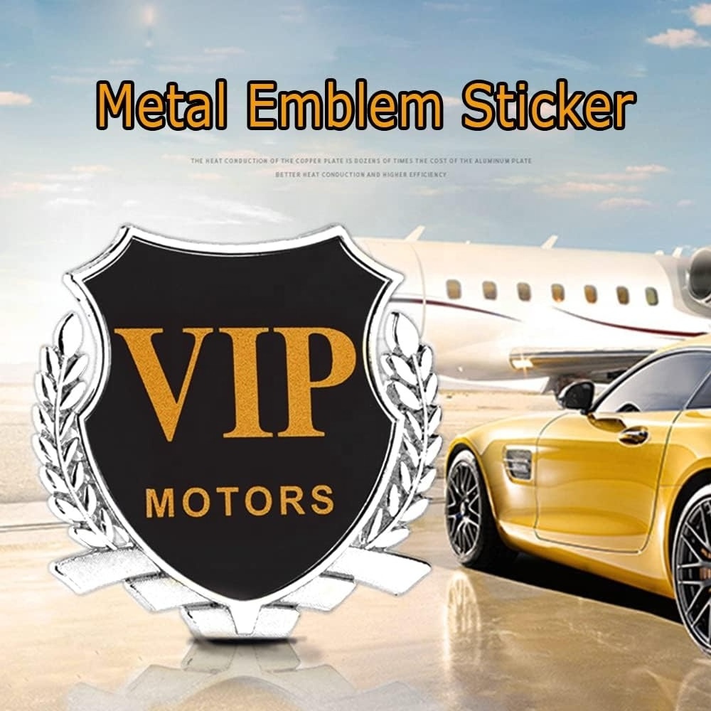 Factory Custom Logo ABS Emblems Car Emblems Metal Stickers Badges Auto Badge Emblems