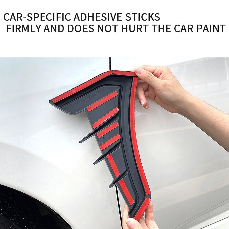 Factory Custom Logo Car Sticker ABS Side Air Vent Fender Cover Hole Intake Flow Grille Decoration Body Door Sticker