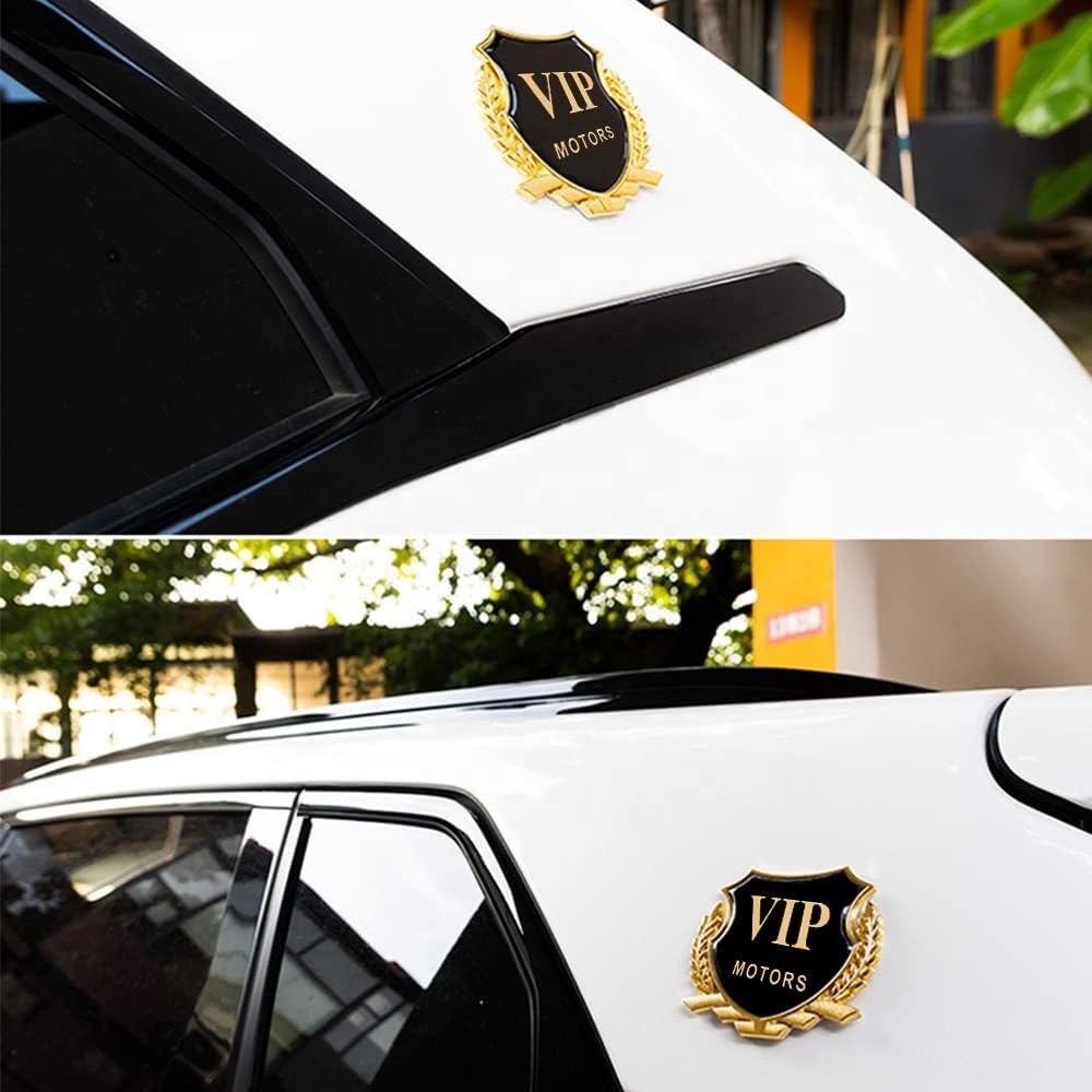 Factory Custom Logo ABS Emblems Car Emblems Metal Stickers Badges Auto Badge Emblems