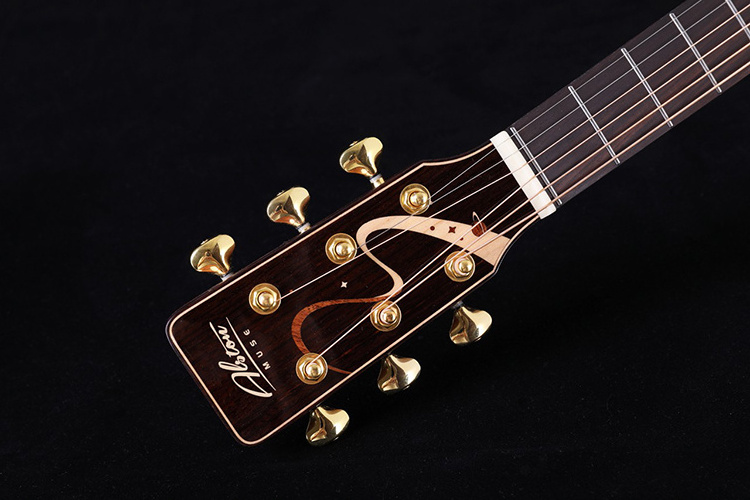 Hot Sale Guitar Factory 41 inch All Solid Spruce/Rosewood Wood Acoustic Guitar electric Chinese factory direct sale AK-700D