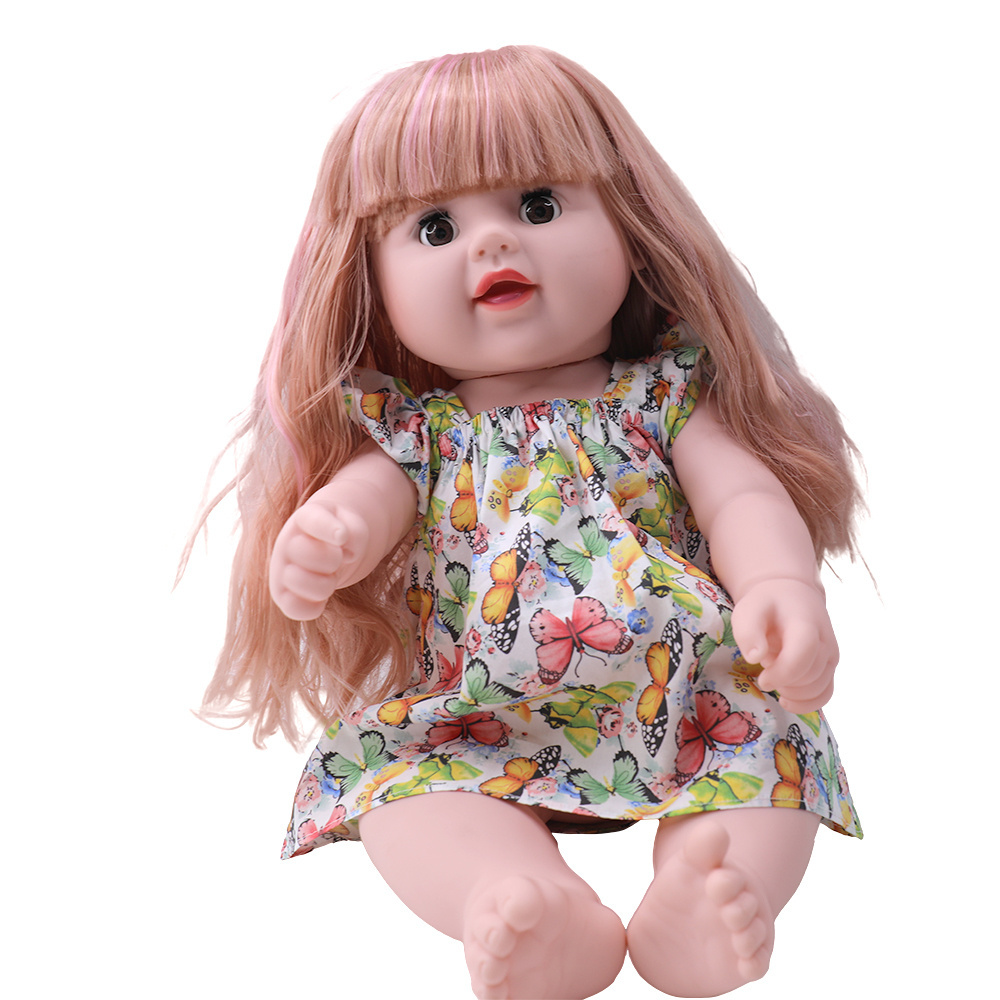 TUSALMO Beautiful Hot Models dress long hair girl doll with bangs Girl Baby Doll for Kids