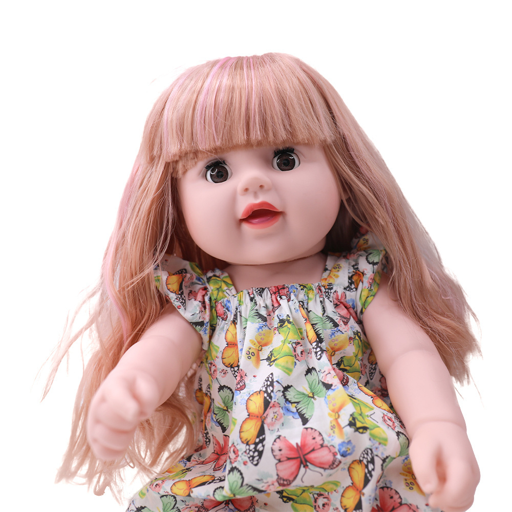 TUSALMO Beautiful Hot Models dress long hair girl doll with bangs Girl Baby Doll for Kids