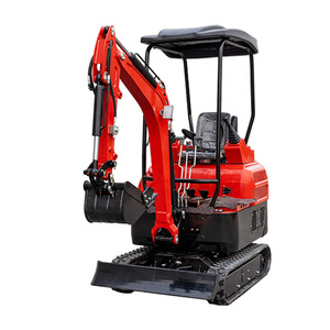 HIGHTOP HT20 tracked bucket mini excavator 2 ton micro digger machine hydraulic crawler portable mulcher