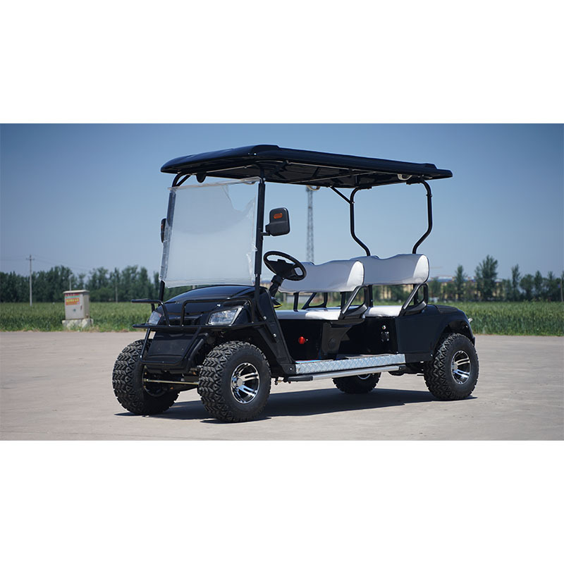 HIGHTOP Electric Utility Pink 6 Seaters 4 Wheel Electric Club Car Golf Cart 4X4