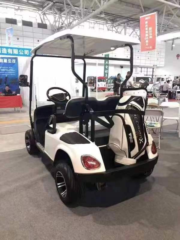 Two seats car  electric golf cart with truck bed on sale