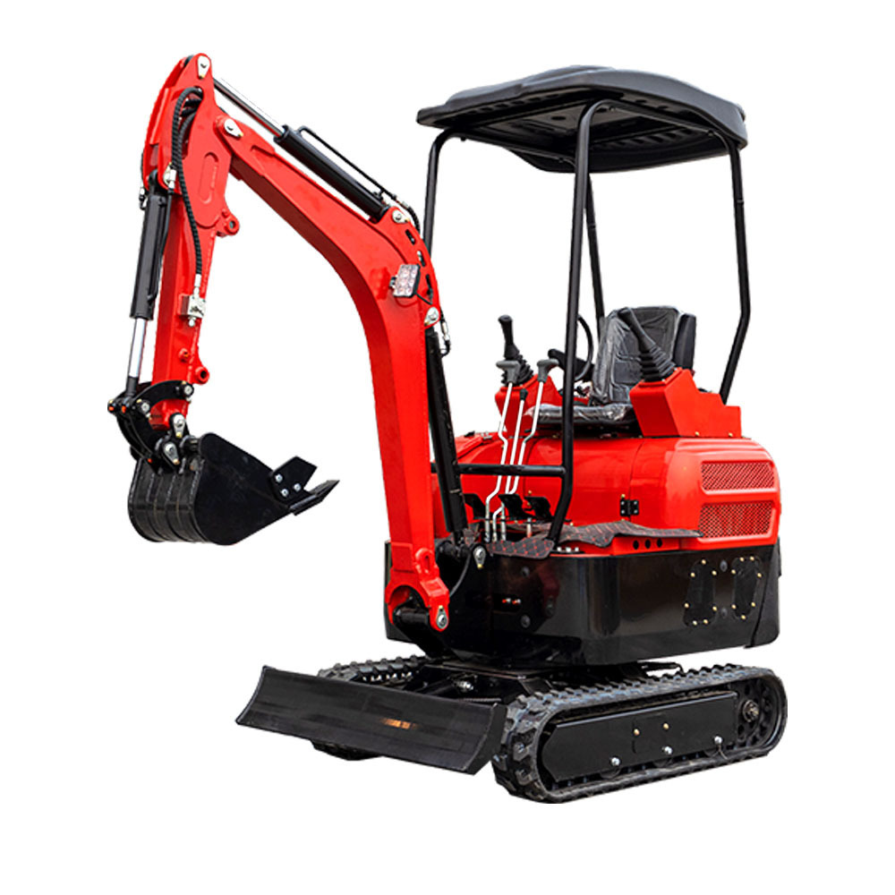 HIGHTOP HT20 tracked bucket mini excavator 2 ton micro digger machine hydraulic crawler portable mulcher