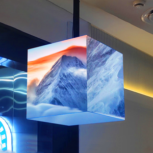 Multi Color Wifi 4g App Control Full Color Retail 3d Magic Led Screen P2.5 Led Sign Cube Led Display