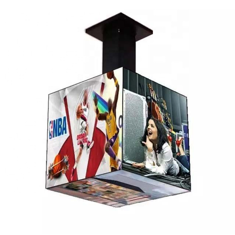 Multi Color Wifi 4g App Control Full Color Retail 3d Magic Led Screen P2.5 Led Sign Cube Led Display