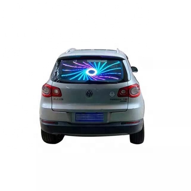 HD P2.6-5.2 Digital Signage Led Car Rear Window Display for Car Advertising Taxi Screen