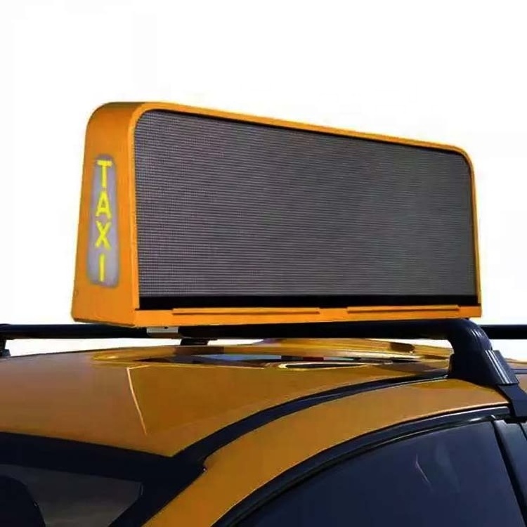 p2.5 Outdoor taxi top  Full Color Video Car Roof Advertising Sign