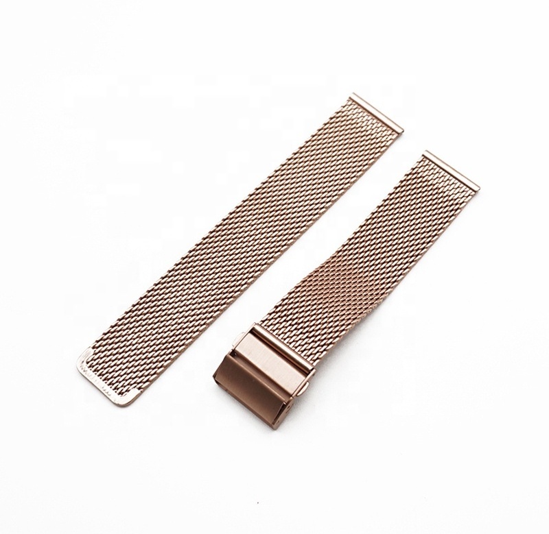 JUELONG New Style High Quality Mesh Stainless 20mm Watch Strap And Apricot Steel Watch Bracelet Stainless Steel Watch Bands