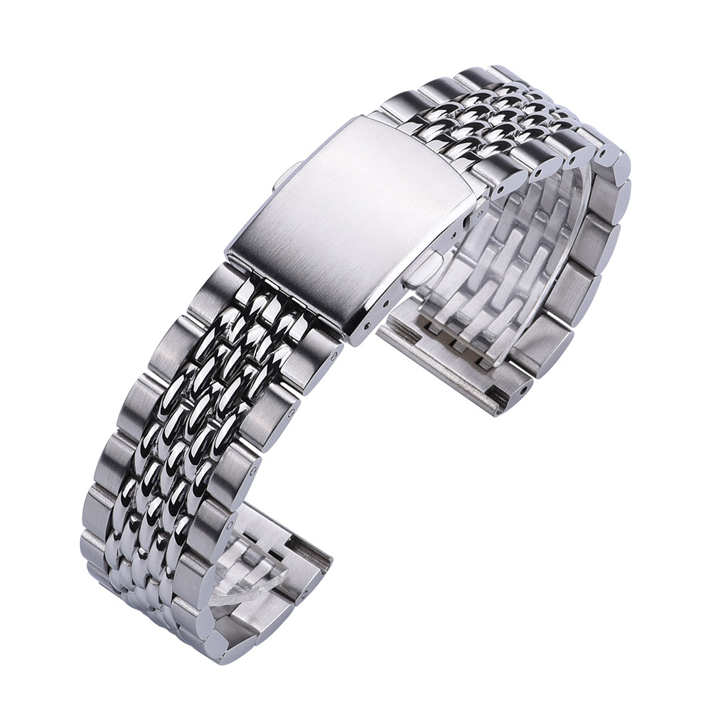 Super Brushed Polished 3D Jubilee Stainless Steel Watch Bracelet Band 20mm 22mm Metal Watch Strap For Diver Watches