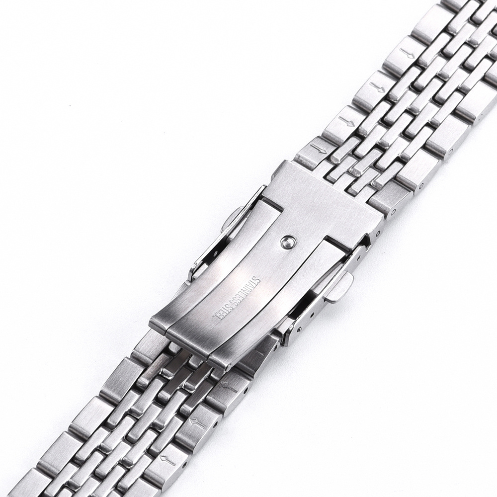 Super Brushed Polished 3D Jubilee Stainless Steel Watch Bracelet Band 20mm 22mm Metal Watch Strap For Diver Watches