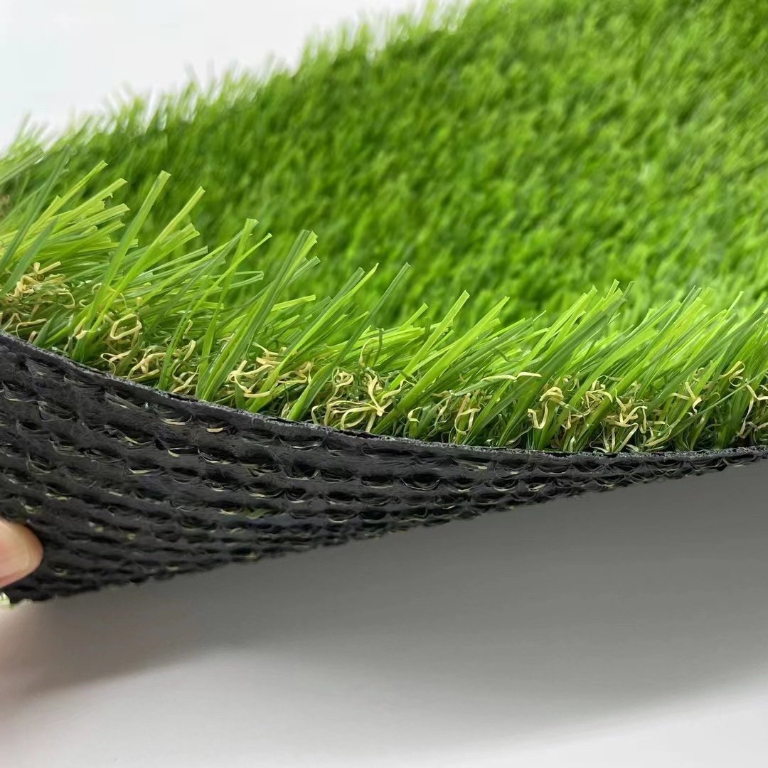 Artificial grass 25mm landscaping synthetic turf green carpet for outdoor decoration