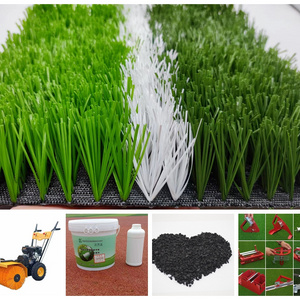 50mm Natural Artificial Turf Grass Carpet For Outdoor Soccer Stadium