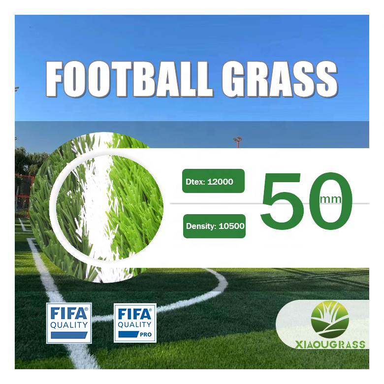 2024 FIFA Standard 40mm 50mm Soccer Grass Football Grass Carpet Artificial Grass for football field