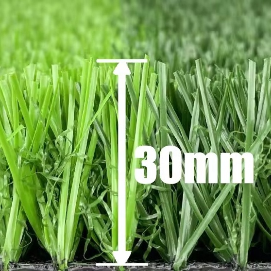 3cm Without Rubber Granules Non Infill Futsal Soccer Artificial Lawn Synthetic Grass For Football Field Pitch Sports Flooring