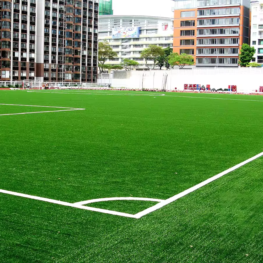 High Dtex Density Plastic Football Grass Without Rubber Sand Granule Non Infill Artificial Turf Soccer Field Football Pitch