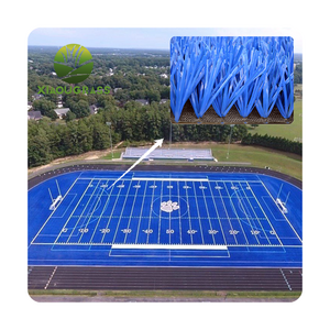 Cheap 50MM Blue Color Football Artificial Grass Turf For Sports Flooring High Quality Football Artificial Turf Lawn