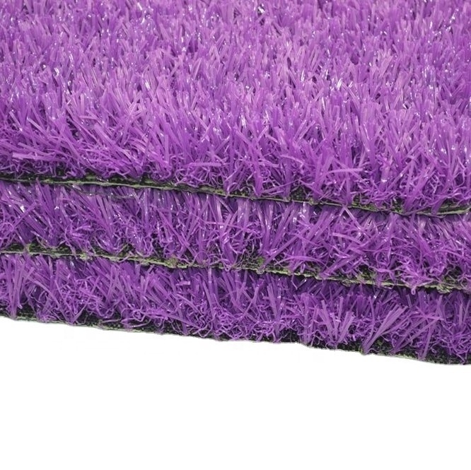 Hot Sale Colorful Artificial Grass Wall Turf  Stem Shape S  C Shapes  25mm 30mm Height Synthetic Grass