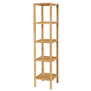 CUSTOM Multifunctional Storage Rack Corner 100% Bamboo Bathroom Shelf for Kitchen Livingroom Bedroom Hallway