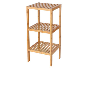 Bamboo Multifunctional Storage Stand Corner Shelf Rack Shelving Unit