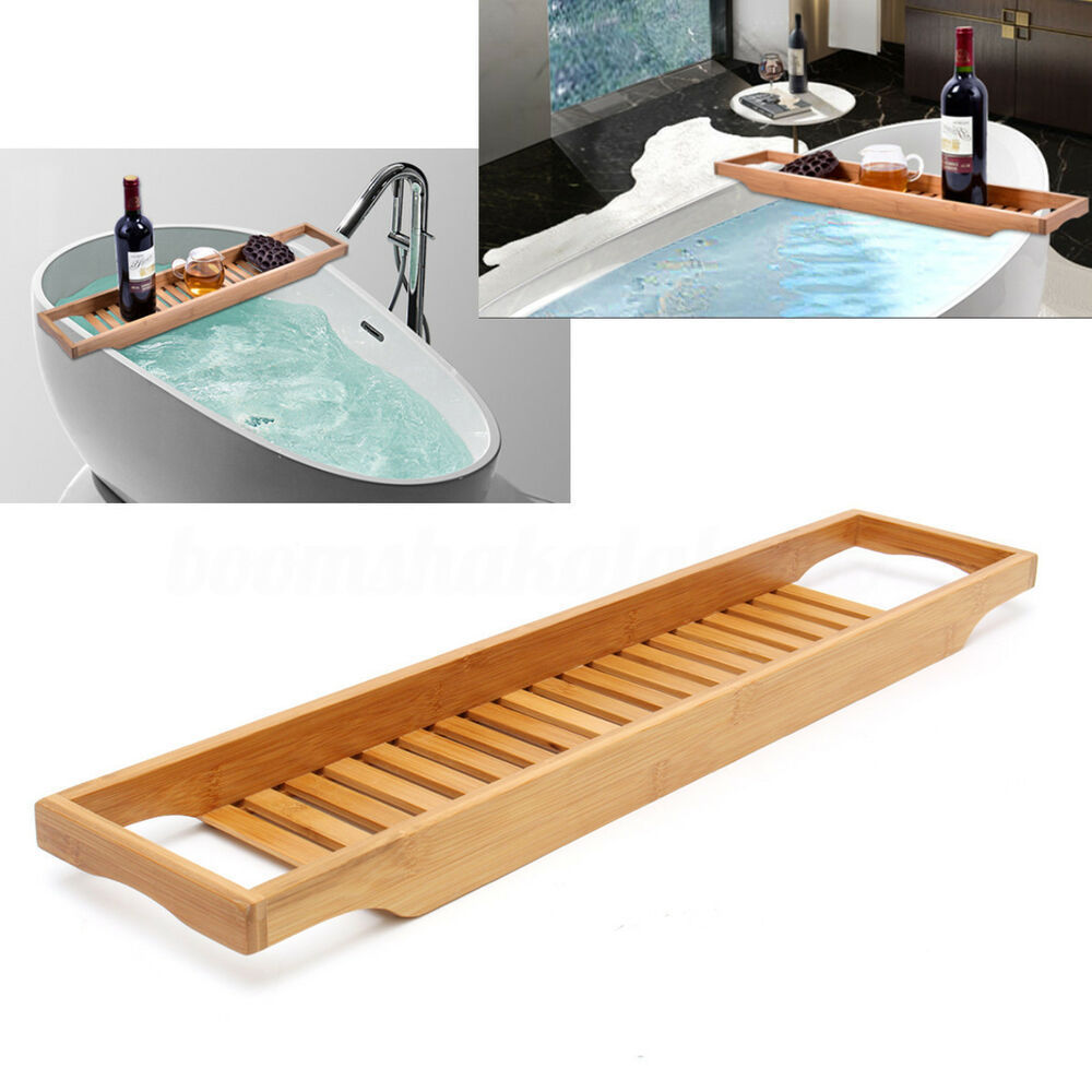 Bamboo bath caddy / bath caddy tub caddy / popular bathtub tray