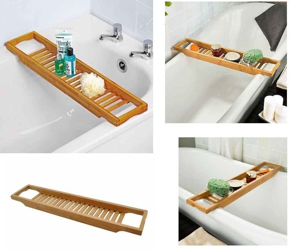 Bamboo bath caddy / bath caddy tub caddy / popular bathtub tray