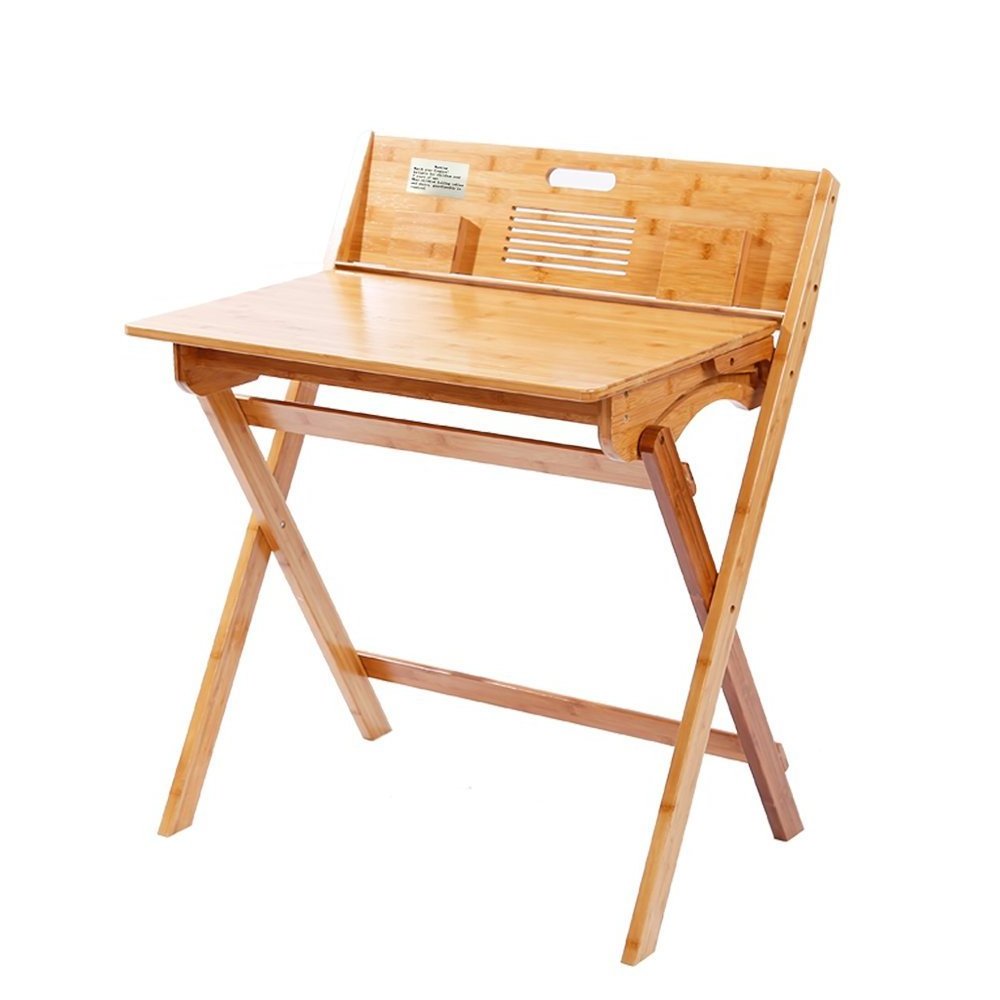 Multifunctional furniture bamboo furniture  children folding study table