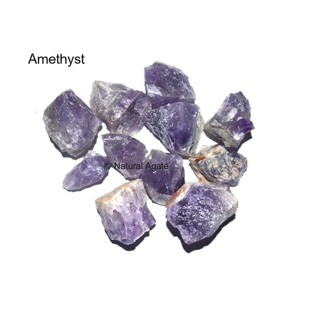 Market Price Good Quality Amethyst Rough Tumbled Stone Gemstone Natural Agate Antique Engraving Round Shape