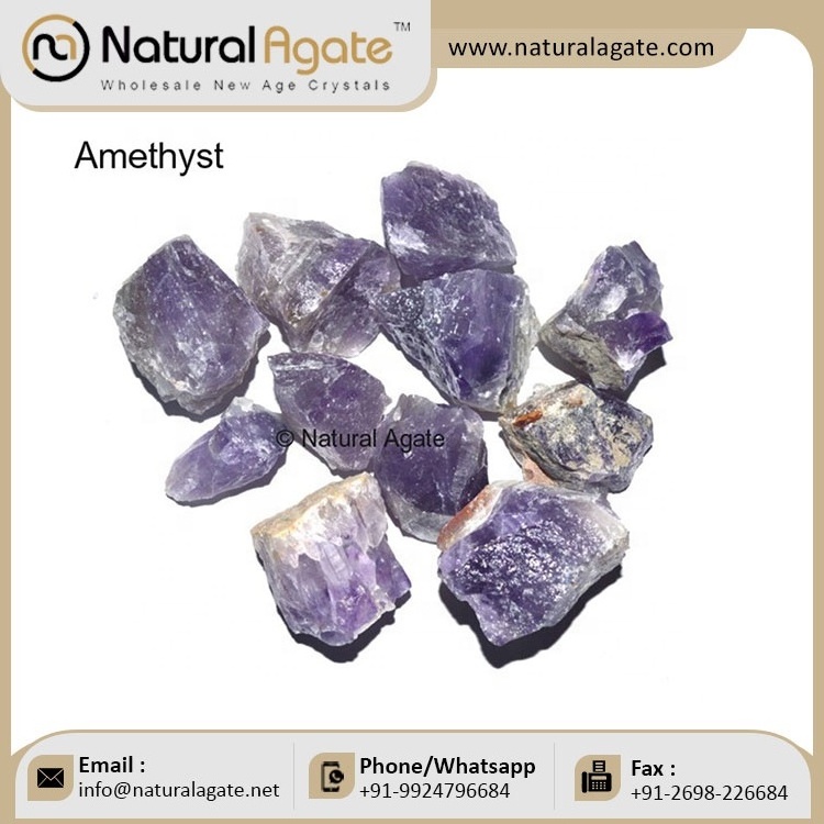 Market Price Good Quality Amethyst Rough Tumbled Stone Gemstone Natural Agate Antique Engraving Round Shape