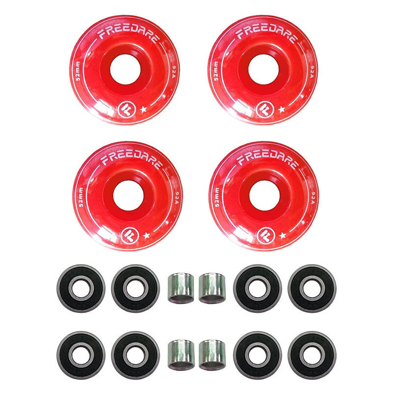 Custom Skateboard Wheels with Bearings 52mm 54mm 60mm 70mm Street Wheels