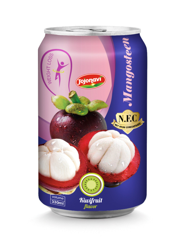 Mangosteen juice with apple flavor Fruit juice suppliers for alu can 330ml