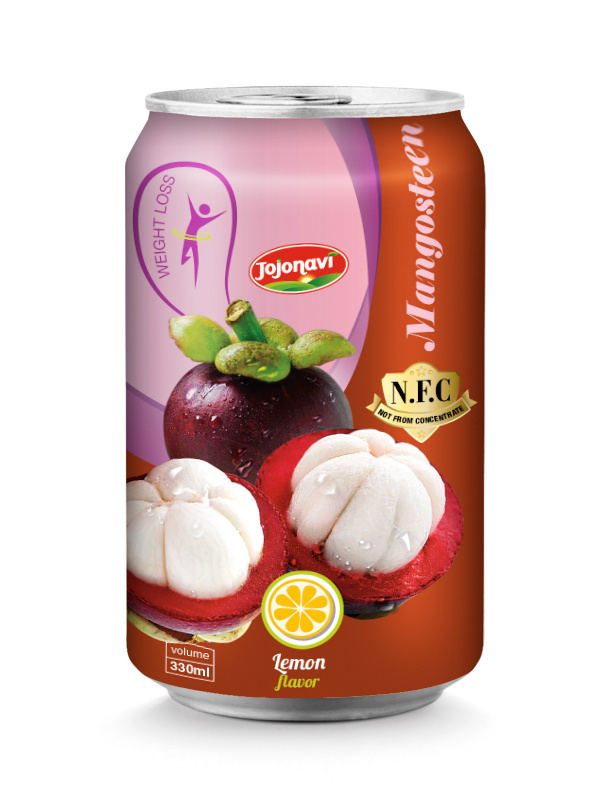 Mangosteen juice with apple flavor Fruit juice suppliers for alu can 330ml