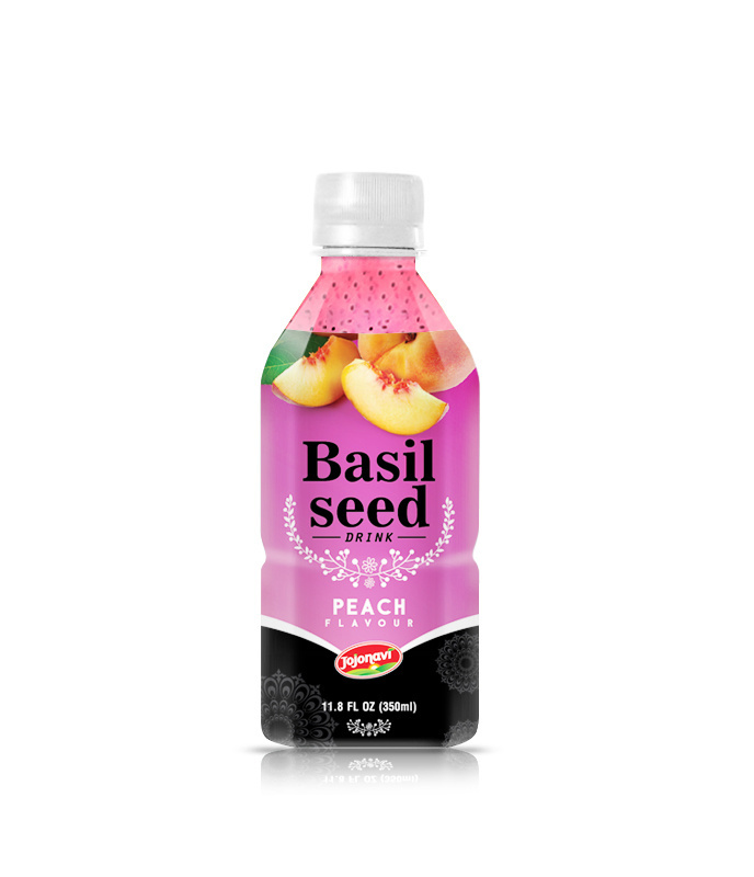 350ml Wholesale fruit juice Basil seed drink Kiwi flavour PET Bottle