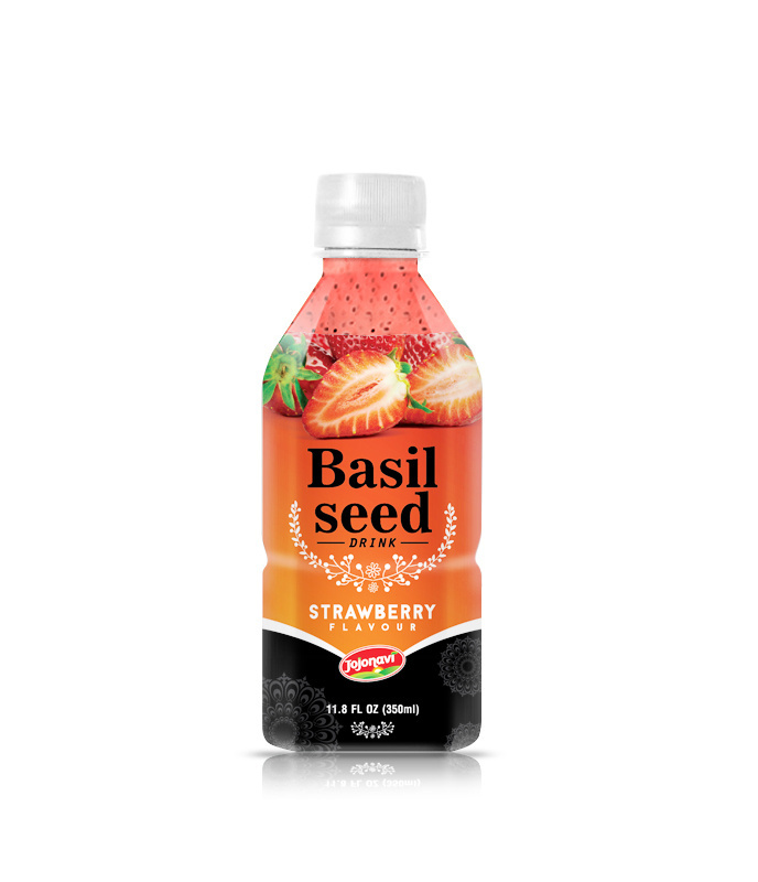 350ml Wholesale fruit juice Basil seed drink Kiwi flavour PET Bottle