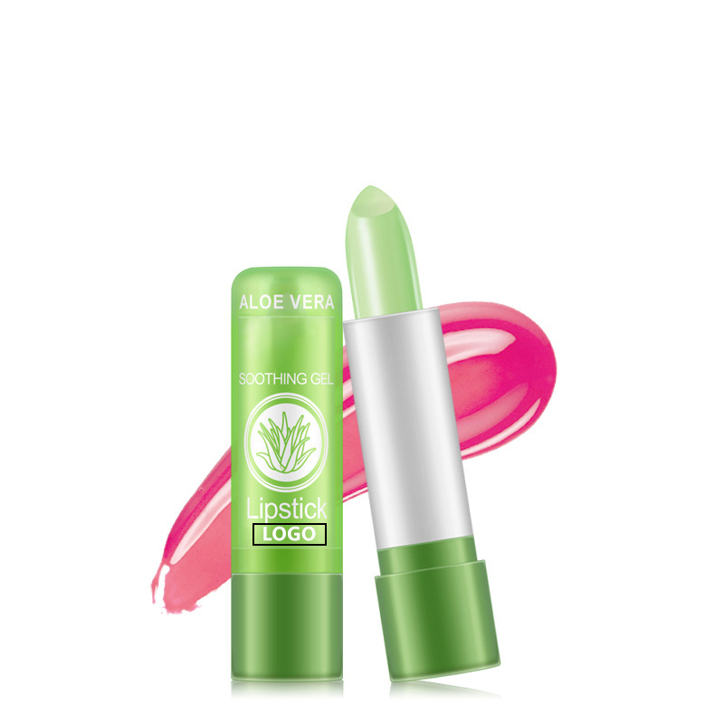 New Promotion Vegan Lipgloss Color Change Lipstick Aloe Vera Lipstick Private Label