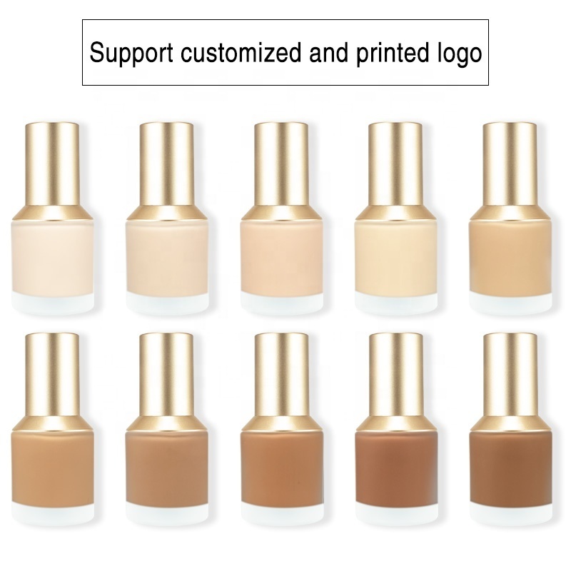 Full Coverage Foundation Private Label Vegan Mattress Concealer Foundation Cream Custom Liquid Foundation for Dark Skin