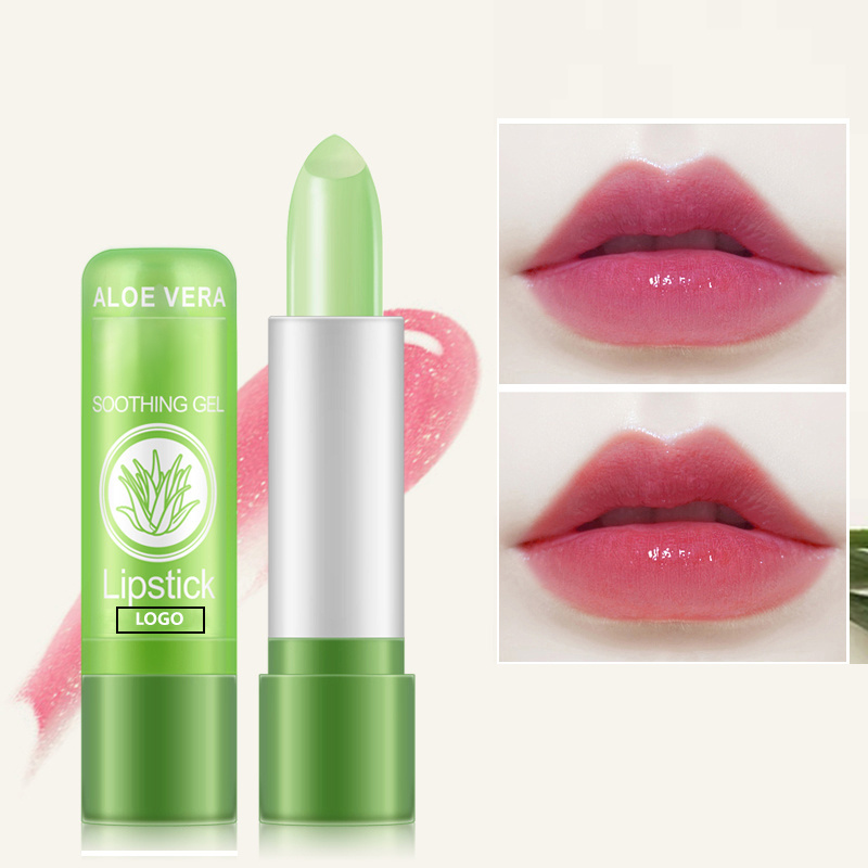 New Promotion Vegan Lipgloss Color Change Lipstick Aloe Vera Lipstick Private Label