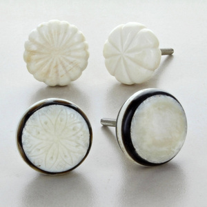 Wholesale Bone  Knobs For Door Cabinet Drawer Dresser Wardrobe