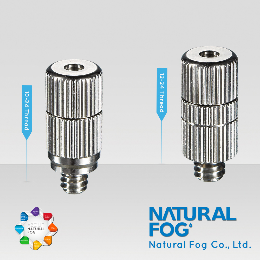 Taiwan Natural Fog Fine Spray Anti Drip Patio Cooling Cleanable Stainless Steel Fog Nozzle