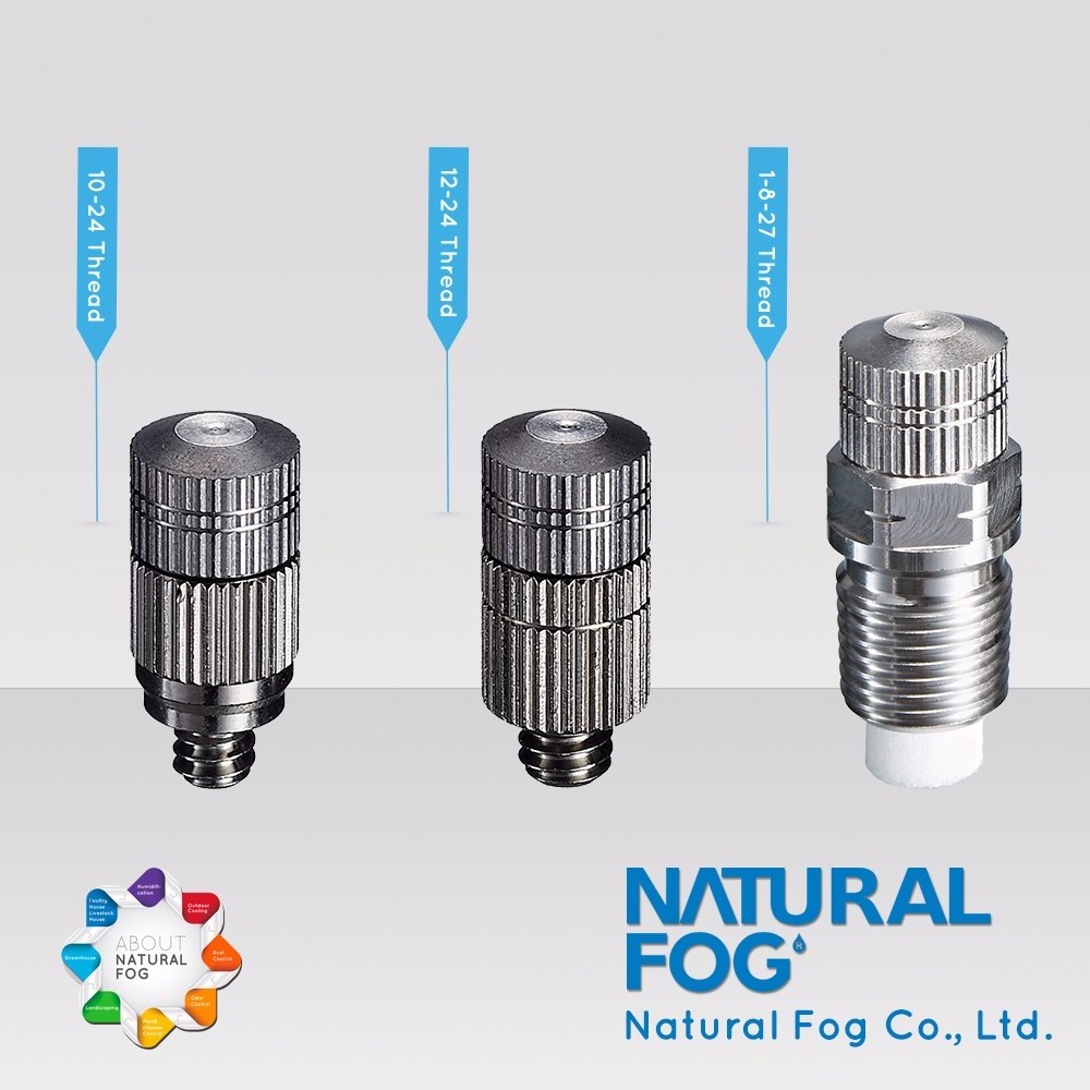 Taiwan Natural Fog Anti Drip Low Pressure Greenhouse Fogging Irrigation Misting Nozzle