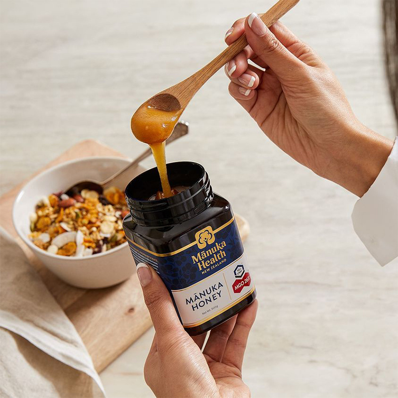 Top Quality Manuka Health Manuka Honey MGO 263+ 500g with A Thicker Texture and Deliciously Distinctive Taste